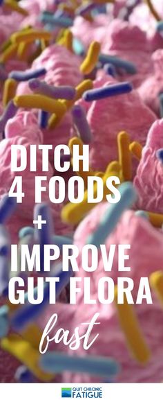 Add foods that help gut flora to your diet, and ditch these 4 foods that create bad flora for a healthy and  balanced gut. Healing My Gut Food, Gut Flora Restoring Foods, Egg And Bacon Muffins, Leaky Gut Diet Plan, Leaky Gut Heal, Gut Diet Plan, Leaky Gut Healing, How To Heal Leaky Gut, Fettuccine Alfredo Sauce