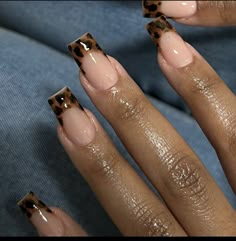 Funky Nail Ideas Square, Square Nails Dark Colors, Funky Toe Nail Designs, Funky Square Nails, Square Classy Nails, Simple French Tip Nails With Design, French Tip Coffin Nails, Kitty Nails, Hard Nails