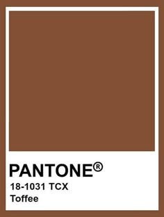 the pantone coffee color is shown