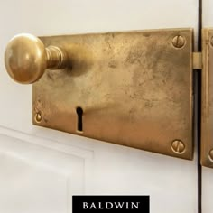 an image of a door handle with the word baldwin written below it and above it