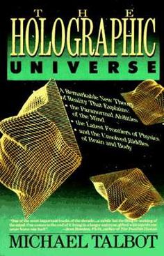 the book cover for the holographic universe by michael talbot