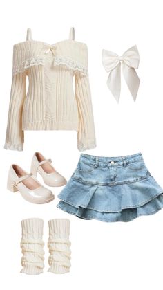 Coquette Outfit Ideas, Closet Fashion, Alternative Outfits, Kawaii Clothes, Girly Outfits, Casual Style Outfits, Dream Clothes