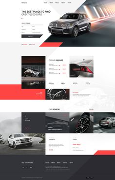 Car Store Design, Car Dealership Website Design, Car Website Design Inspiration, Car Service Design, Minimalism Web Design, Car Website Design, Car Rental Website, Web Design Template