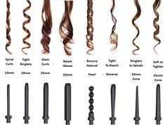 Types Of Curls With Wand, Curly Wand Hairstyles, Barrel Curls Medium Hair, Different Types Of Curls With Wand, Ringlet Hairstyles, Spiral Curls For Medium Hair, Spiral Curls For Long Hair, Ringlet Curls, Different Types Of Curls