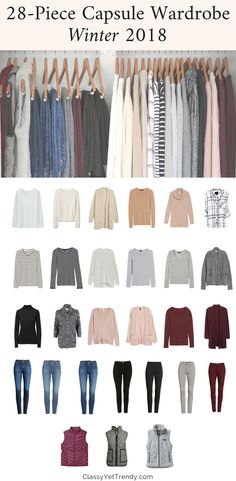 My Winter 2017-2018 Capsule Wardrobe - see all the clothes in my closet and the shoes, outerwear and scarf accessories I’ll be wearing thi season. I always have many outfits from the outfit ideas, using tops like a tee, sweater, cardigan, tunic, vest and jeans and leggings. Tunic Vest, Winter Things, How To Wear A Scarf, Winter Capsule Wardrobe, Scarf Accessories