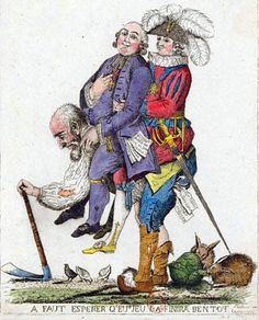 an illustration of two men standing next to each other and one is holding the back of another man