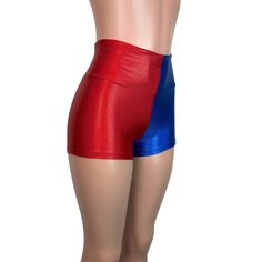 High Waist Shorts For Cheerleading In Summer, High Waist Red Bottoms For Club, Fitted Shorts For Cosplay, Red Cheerleading Shorts For Summer, Red Bottoms For Cheerleading In Summer, Red Shorts For Summer Cheerleading, Stretch Red Bottoms For Cosplay, Red Fitted Bottoms For Club, Red High-waisted Shorts For Party