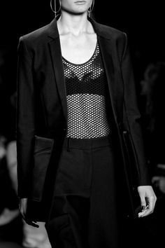 Fashion, model, black and white, famous, beautiful, beauty, makeup Black Runway, Runway Beauty, Black Wardrobe, Runway Details, Wardrobe Wishlist, Fashion Forever, All Black Everything, Early Fall