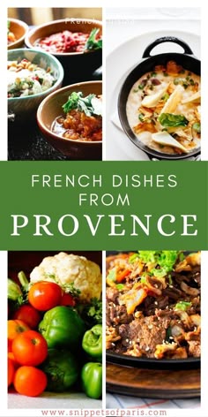 French dishes from Provence, France French Mediterranean Food, Provence France Food, South Of France Recipes, French Provincial Recipes, South Of France Dinner Party, Provence Dinner Party, French Spring Recipes, French Country Food, French Peasant Food