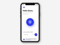 an iphone with the hello steve app on it