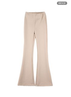 basic-flared-trousers-ca401 / Beige Fitted Flare Beige Pants, Beige Fitted Flare Pants, Fitted Beige H&m Bottoms, Beige Full-length Elastane Bottoms, Festival Trends, Boatneck Sweater, Slim Fit Top, Beige Top, Flare Trousers