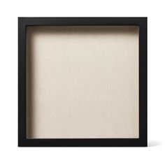 an empty black frame on a white background