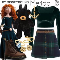 a fashion look from december 2012 featuring green top, black skirt and brown boots