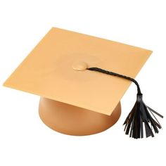 a graduation cap with tassels on it