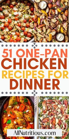 the top five one pan chicken recipes for dinner