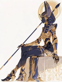 Egyptian Mecha, Egyptian Armor, Egyptian Character Design, Overwatch Comic, Egypt Art, New Gods, Body Poses, Egyptian Art, Gods And Goddesses