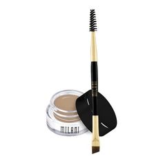 Corrective Makeup, Waterproof Eyebrow Pencil, Milani Cosmetics, Eyebrow Kits, Brow Color, Waterproof Eyebrow, Brow Brush, Brow Pomade, Fancy Makeup