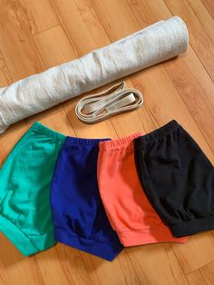 "These soft, comfy knit shorts are made from 100% Supima Cotton They have an elastic waistband and flat elastic legband (no gathers) for a flexible fit that moves with you. They're comfortable, soft, easy to wear, great for all types of physical activities including yoga, barre, dance, or just a walk on the beach Proudly made in sunny Los Angeles This item is ready to ship! Please see below for measurements/sizing - sizing is listed for Women's - for Men's we suggest choosing one size up SIZING: Activewear With Built-in Shorts For Relaxation, Versatile Athletic Shorts For Yoga In Summer, Summer Relaxation Activewear Shorts, Yoga Athletic Shorts With Elastic Waistband, Stretch Pajama Shorts For Summer Workout, Stretch Cotton High-waisted Activewear Shorts, Comfortable Stretch Pajama Shorts, Stretch Cotton High-waisted Shorts Activewear, Comfortable Stretch Solid Pajama Shorts