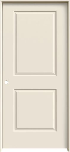 This molded 2-panel square top door provides architectural detail and elegance to your home. With its simple straight lines this design fits almost any interior architecture, contemporary or traditional look. RELIABILT 32-in x 80-in Hollow Core 2-panel Square Right Hand Smooth Primed Molded Composite Flat Jamb Single Prehung Interior Door in White Interior Door Styles Farmhouse, Interior Doors Ideas, Interior Doors Styles, Interior Door Styles, Architecture Contemporary, Prehung Interior Doors, Panel Interior Doors, Wood Interior Doors, European Architecture