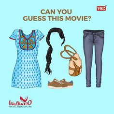 an image of clothes and shoes with the words can you guess this movie?