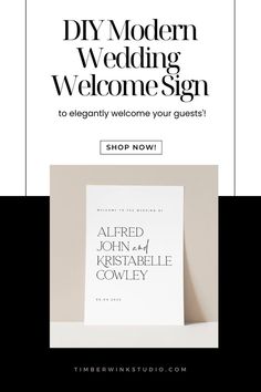 Effortlessly Design Minimalist Wedding Welcome Signs with DIY Templates Design Minimalist