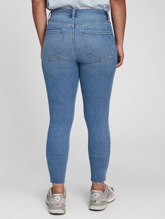 High Rise Universal Jegging with Washwell | Gap Gap Mid-rise Bottoms For Everyday, Gap Stretch Jeans For Spring, Gap Stretch Jeans For Fall, Gap Mid-rise Jeans For Fall, Gap Mid-rise Medium Wash Bottoms, Everyday Fitted Jeans By Gap, Fitted Gap Jeans For Everyday Wear, Fitted Gap Jeans For Everyday, Gap High Rise Fitted Jeans