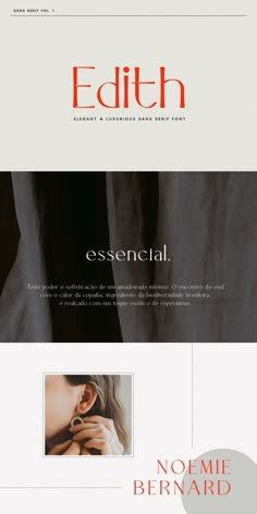 an image of the website design for a fashion brand that is being used to promote its products