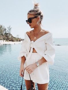 Summer Holiday Outfits, Europe Outfits, Vacay Outfits, Italy Outfits, Mode Inspo, White Outfits, Mode Inspiration, Spring Summer Outfits, Street Styles