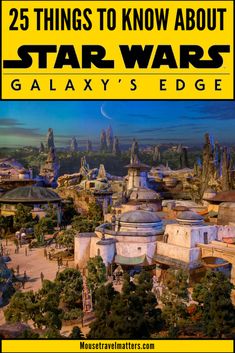 the cover of 25 things to know about star wars galaxy's edge