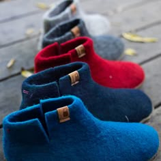 Handmade by artisans in Nepal using traditional crafting techniques, Baabushka's superbly cozy felt booties are made with sheep’s wool, water, and organic soap. The result is soft yet durable footwear that provides wonderful warmth and comfort. The bootie conforms to the contours of your foot and comes up past your ankle, ensuring a comfortable fit that doesn’t slip off. Felted wool naturally insulates, yet allows your skin to breathe, which means you can enjoy wearing your Baabushka booties yea Hand Felting, Winter Felt Slippers With Round Toe, Felt Booties, Felted Wool Slippers, Felt Boots, Best Slippers, Wool Shoes, Women Crafts, Felt Shoes