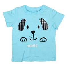 First Impressions Baby Boys T-Shirt Size: 6-9 Months - 26.5-28" - 17-22lbs Color: Island Ocean Material: 100% Cotton MSRP: $13.00 Dog Graphic Front With Applique Ears Pullover Short Sleeves Perfect for Baby Shower & Birthday Gifts Ships Free Anywhere in the USA Designer Brand Name Accessories Brand New With Tags Office Inventory Use: A288 Mens Baby Shirt, Light Blue Short Sleeve T-shirt For Playtime, Baby Boy T Shirt, Short Sleeve Bodysuit Boy Newborn, Bear Design Graphic Tee Short Sleeve T-shirt, Summer Dog Print Relaxed Fit T-shirt, Accessories Brand, Cotton Short Sleeve T-shirt With Dog Print, First Impressions