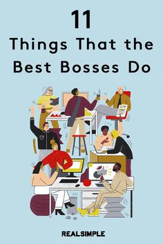 the cover of 11 things that the best boss's do