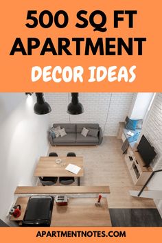 Struggling to make the most out of your small apartment? Find genius hacks that will help you maximize every inch of your 500 sq ft space, making it feel more open and organized. Save this pin for later to transform your home effortlessly and stylishly! 750 Sq Ft Apartment Interior Design, 600 Sq Ft Apartment, 500 Sq Ft Apartment, Decorating Small Spaces Apartments, Space Saving Hacks, Creative Storage Solutions, Small Studio Apartment, Multipurpose Furniture, Small Apartment Living