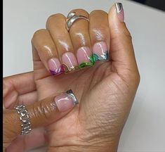 Overlay Nails, Acrylic Nails Coffin Pink