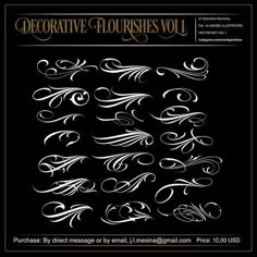 decorative flourishes vol i by l'enmeanti - d'art