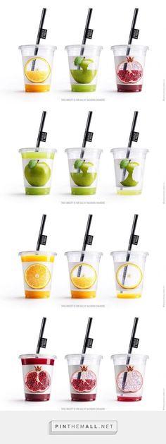 an image of different cups with fruits in them