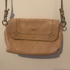 Euc! Color: Powder Pink. Very Lightweight And Soft Leather. Magnetic Closure. Approx Dimensions : 7.5” L X 4.5”H. Strap Drop Length Approx. 21”. Chloe Bags, Quilted Crossbody Bag, Color Powder, Chloe Bag, Diamond Quilt, Powder Pink, Magnetic Closure, Soft Leather, Chloe