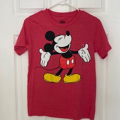 Disney Mickey Mouse Shirt New Size Large Kids Mickey Mouse Shirt, Mickey Mouse Shirts, Disney Shirts, Disney Mickey Mouse, Disney Mickey, Kids Shirts, New Color, Shirts Tops, Kids Shop