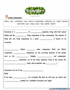 the worksheet is shown for children to learn about plants and their life cycle