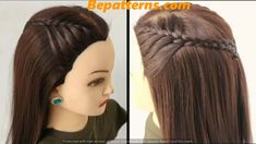 Easy Hairstyles for Girls that Look Amazing & Adorable Office Hairstyles, Side Braid Hairstyles, Hairstyle Youtube, Hair Puff, Hairstyles For Girls