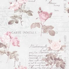 sample postale rose pink wallpaper from the nostalgie collection by galerie wallcoverings 1