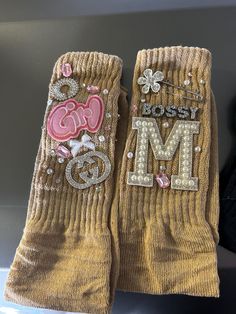 Hi, thank You for coming on to my page.  These sock are unquie socks that you personalized  When ording put in details on how you would like your socks to look! make sure to add the color of the sock and your shoe size Junk Socks, Bling Socks, Sock Display, Womens Socks, Slouch Socks, High Fashion Outfits, Cute Socks, Thank You For Coming, Pretty Shoes