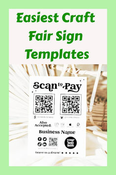 craft fair table display ideas for signs Diy Sign For Craft Booth, Craft Show Advertising Signs, Craft Market Signage Ideas, Craft Fair Table Signs, Free Craft Show Printables, Price Labels Craft Fair, Craft Show Booth Display Ideas For Signs Price Tags, Craft Fair Payment Sign, Craft Show Sign Display