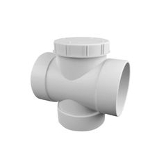 a white plastic pipe on a white background