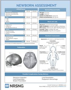 an information poster for the newborn and child's needs