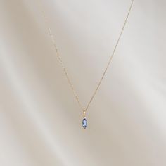 Our December Birthstone Pendant features a marquise-cut tanzanite gemstone set in 14k gold. 

Loop onto your favorite necklaces for a personal touch. 


Perfect as a meaningful gift to yourself or a loved one born in December. 


Tanzanite is the stone of transformation

Marquise gemstone measuring at 3mm x 6mm

Inner length of bail measures at 3.4mm

14k yellow gold setting

Chain is sold separately Tanzanite Gold Jewelry, December Birth Stones, December Stone, December Jewelry, December Birthstone Necklace, Born In December, December Birthstone Jewelry, Tanzanite Necklace, Preppy Jewelry