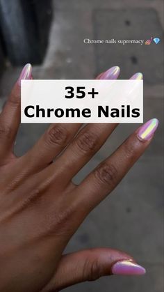 Discover 20+ Chrome Nails You Will Love! Elevate your style with stunning crome nails and intricate chrome nails designs. From white chrome nails to blue chrome nails, these looks are perfect for any season. Embrace chrome summer nails and achieve a sleek chrome manicure that stands out. These summer chrome nails will keep you looking chic and trendy all year long. Pink Tone Nails, No Chip Nails