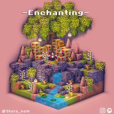 an image of a computer game with the words enchanting in front of it