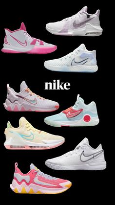 the nike air zoom sneakers are all different colors