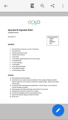 Golo Reset 7 Recipes, Insulin Resistance Recipes